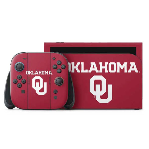 University of Oklahoma Basketball Nintendo Switch 2 (2025) with Joy-Con Skin